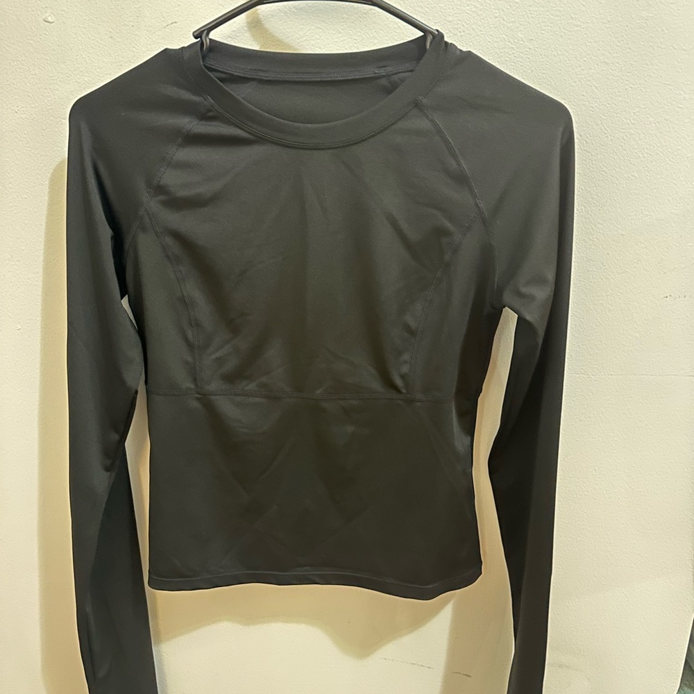 Halara Black Long-Sleeve Athletic Top